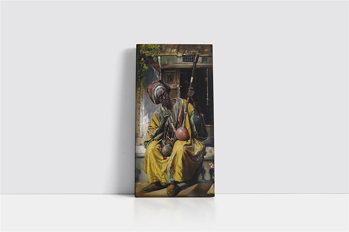 Afrikalı Kadın Kanvas Tablo