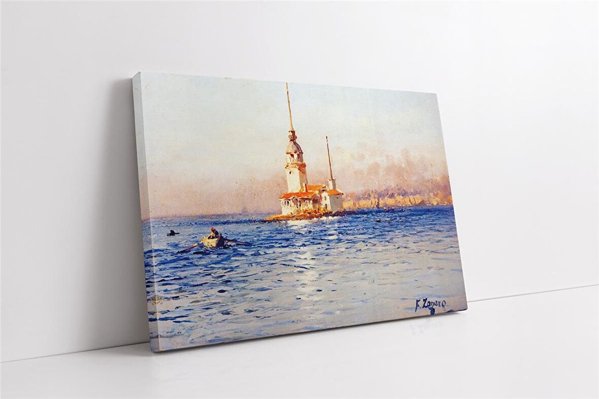 Kız Kulesi Fausto Zonaro Kanvas Tablo