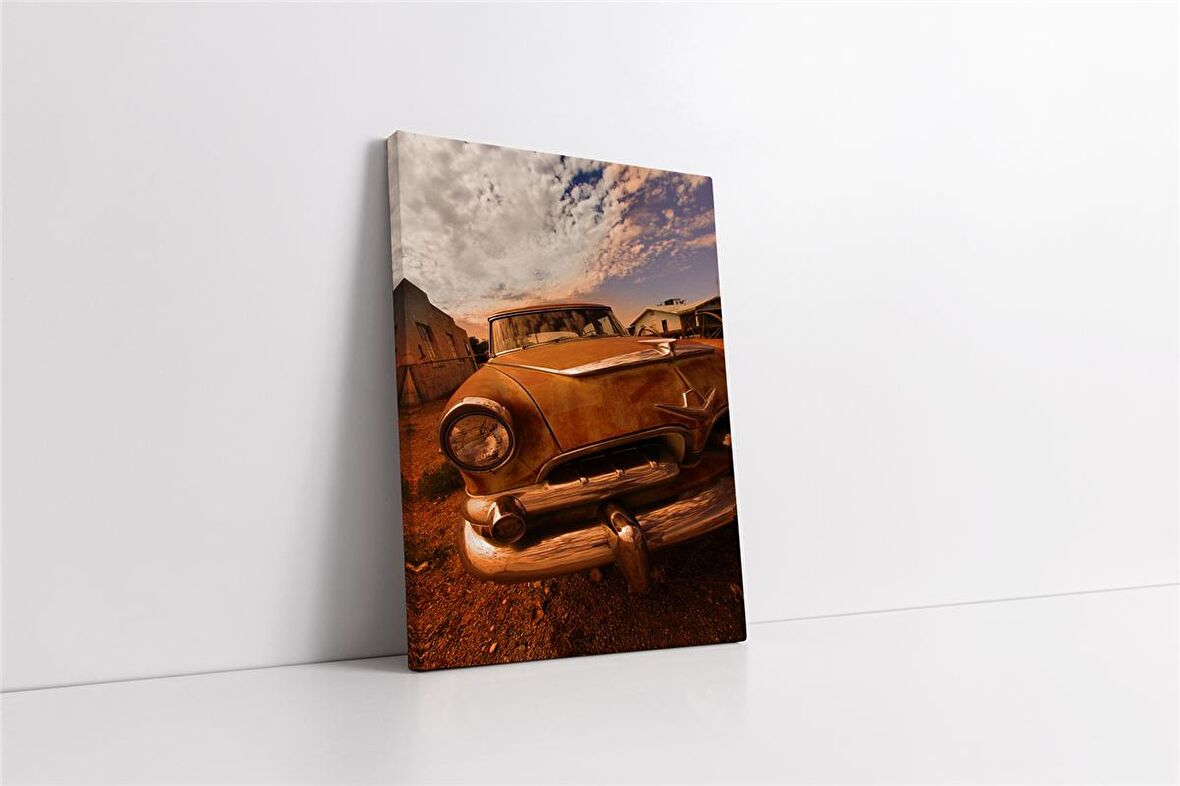 Klasik Araba Kanvas Tablo
