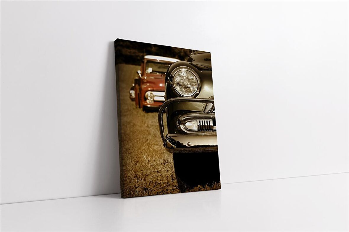 Klasik Araba Kanvas Tablo