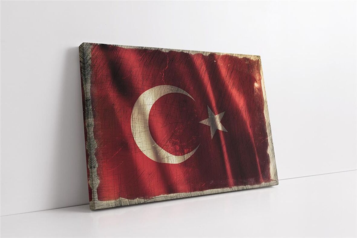 Türk Bayrağı Kanvas Tablo