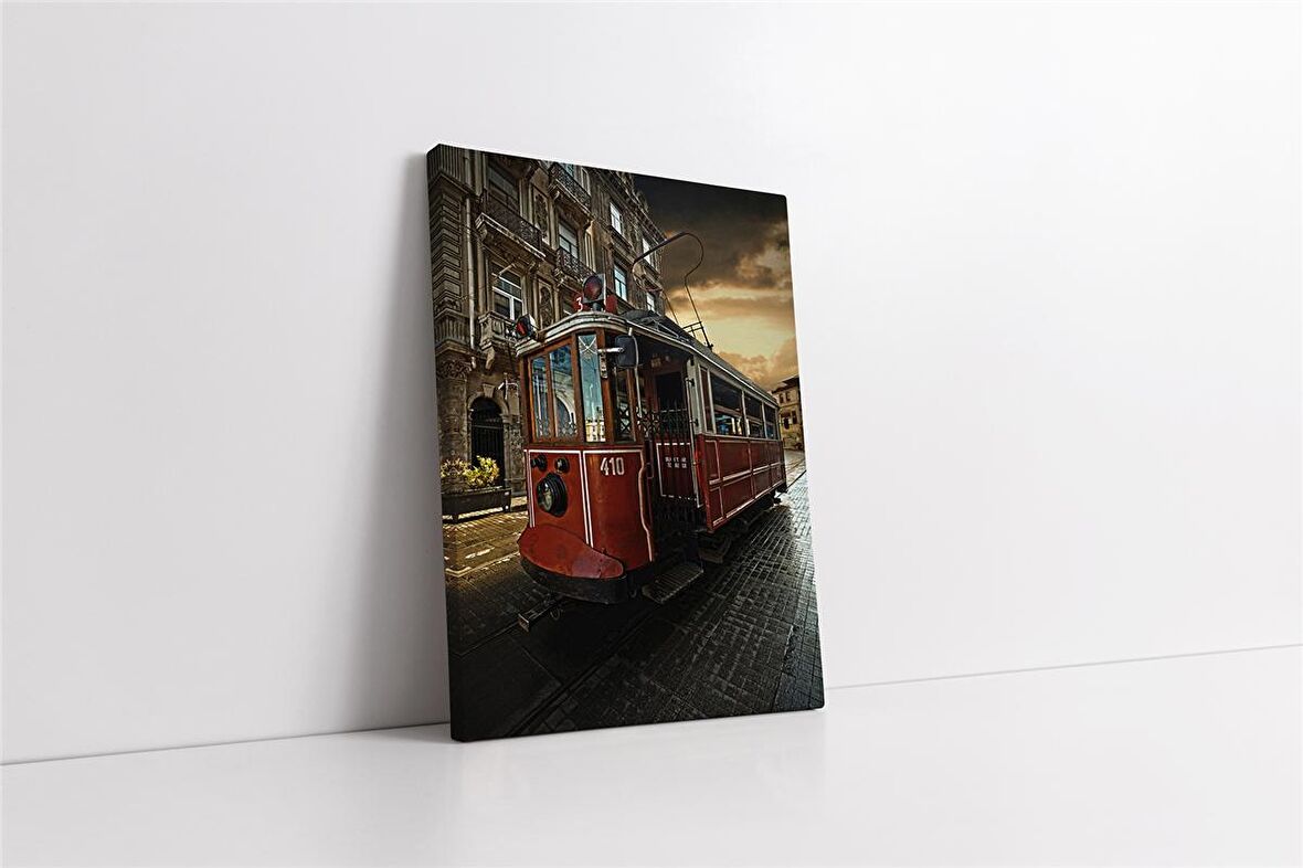İstanbul Taksim Tren Kanvas Tablo
