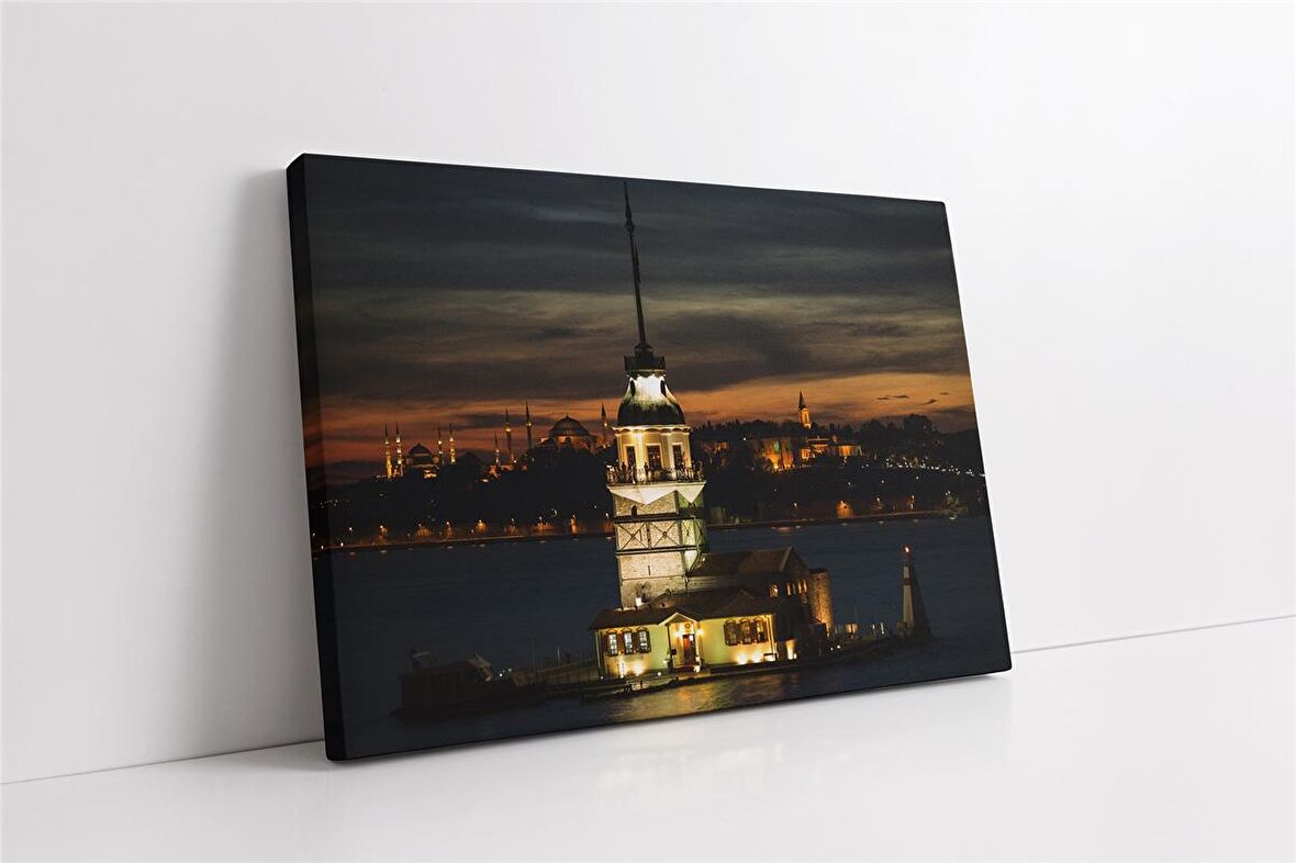 İstanbul Kız Kulesi Kanvas Tablo