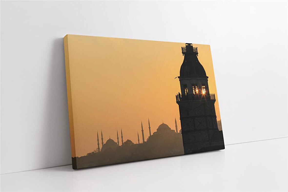 İstanbul Kız Kulesi Kanvas Tablo