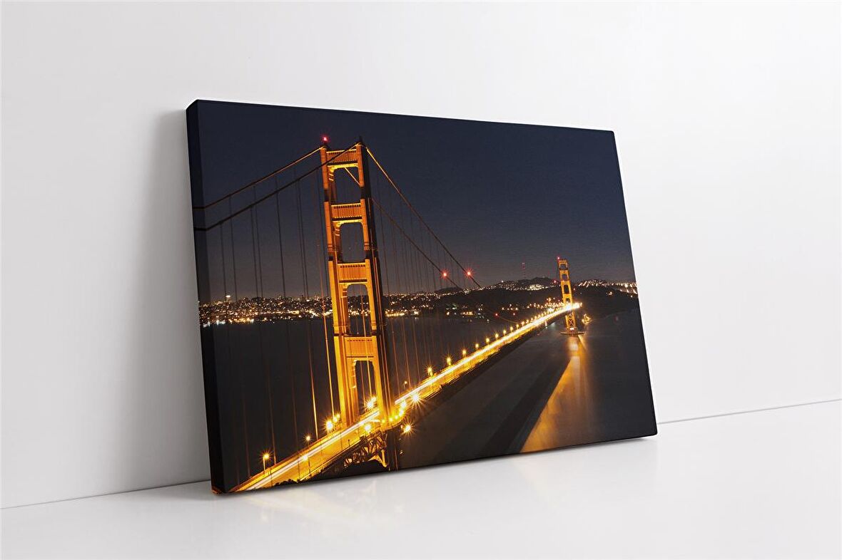San Fransisco Golden Gate Köprüsü Kanvas Tablo