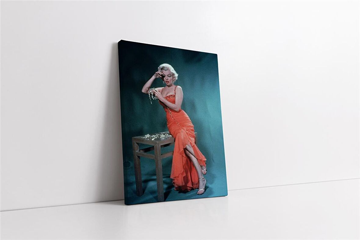 Renkli Marilyn Monroev Kanvas Tablo