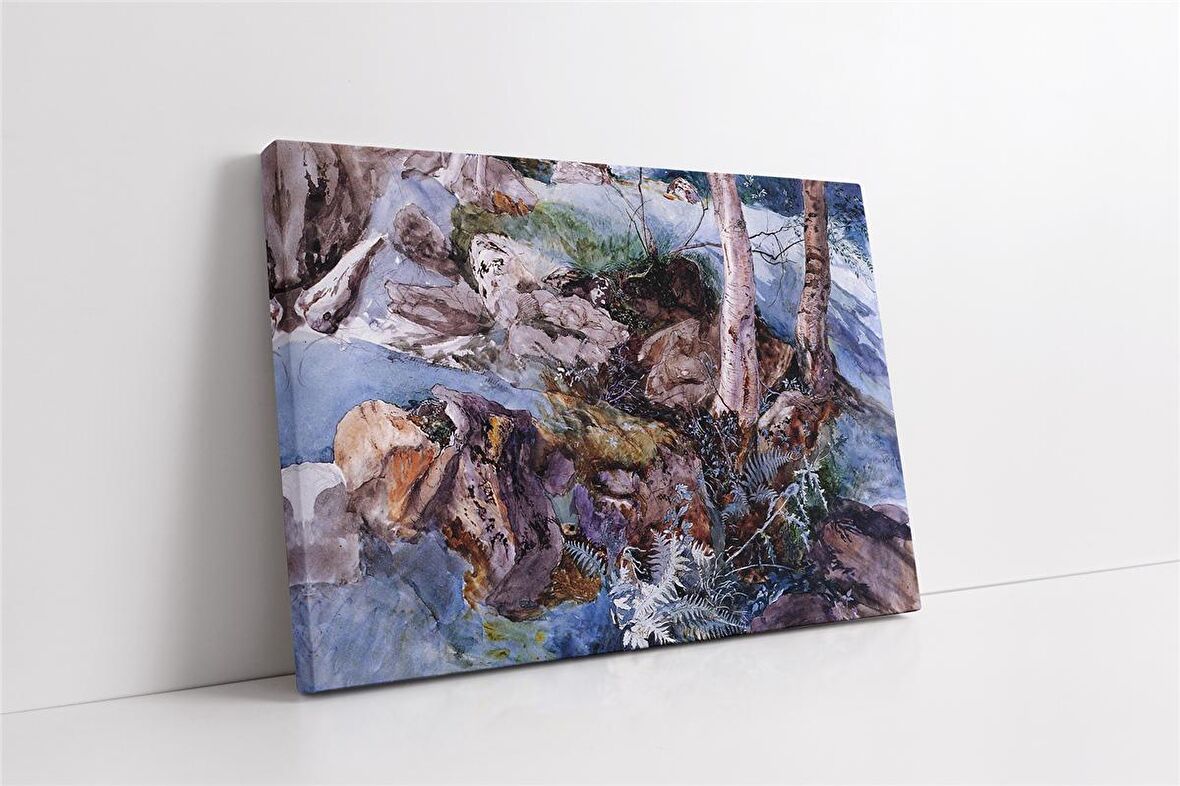 Soğuk Doğa Kanvas Tablo