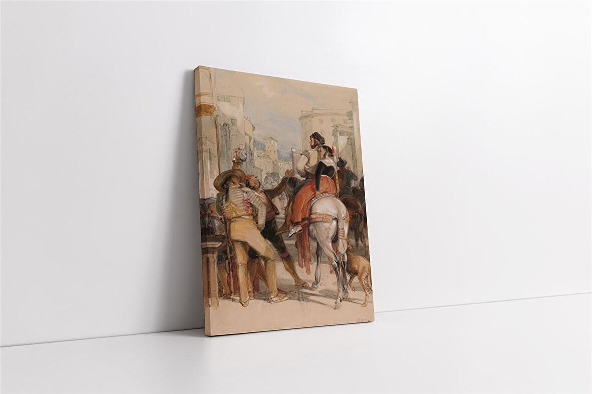 John Frederic Lewis Kanvas Tablo