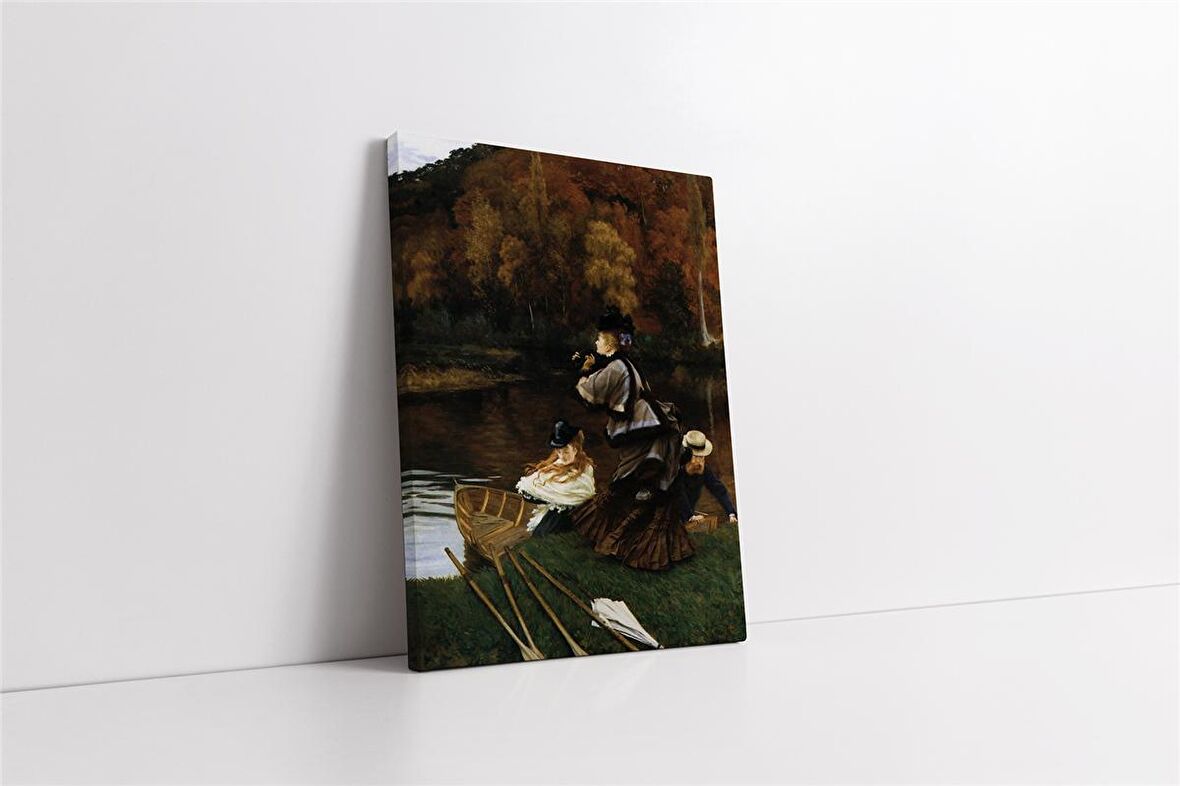 Gözleyen Kadın Kanvas Tablo