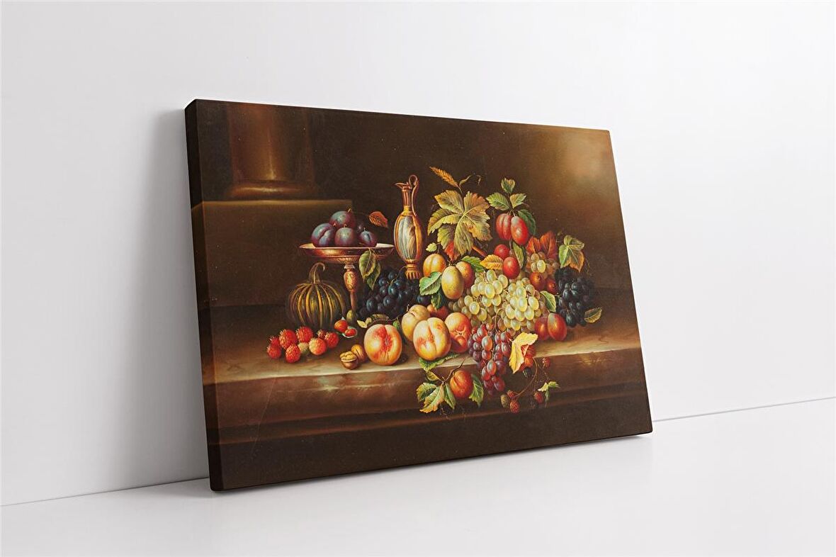 Karışık Meyve Şöleni Kanvas Tablo