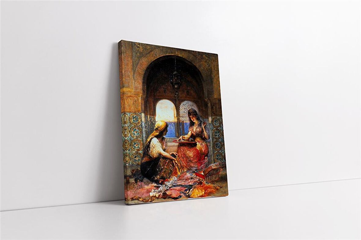 Osmanlı Harem Kanvas Tablo