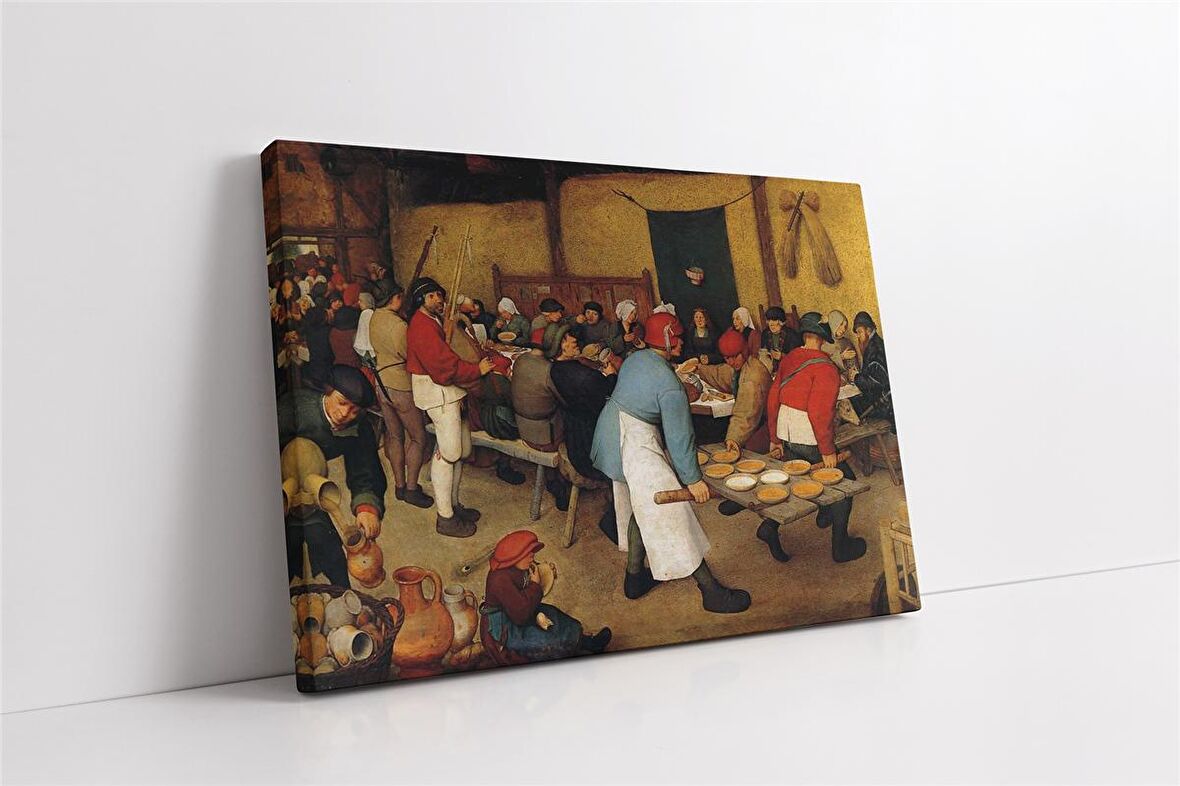 Köy Düğünü Kanvas Tablo