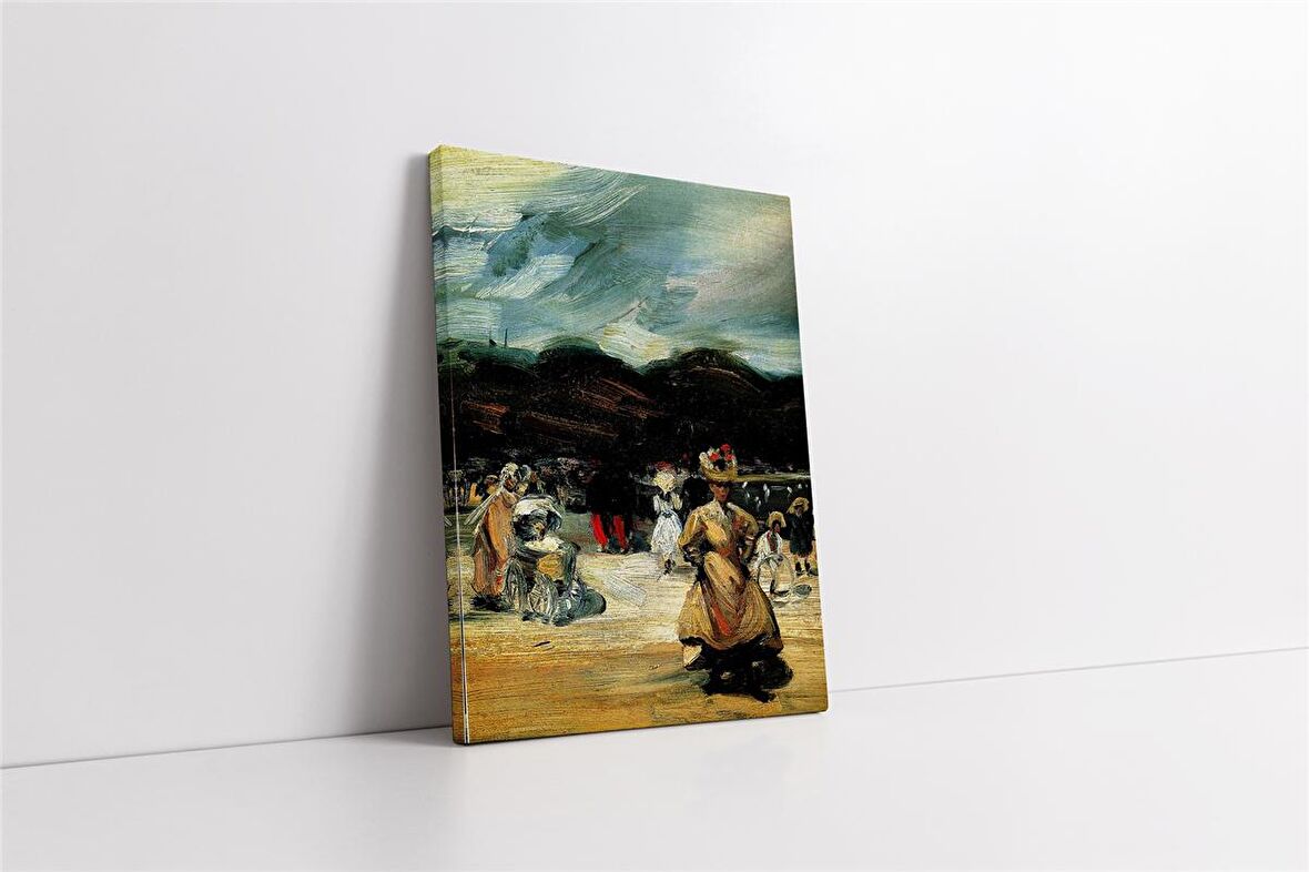 İn The Luxembourg By Glackens Kanvas Tablo