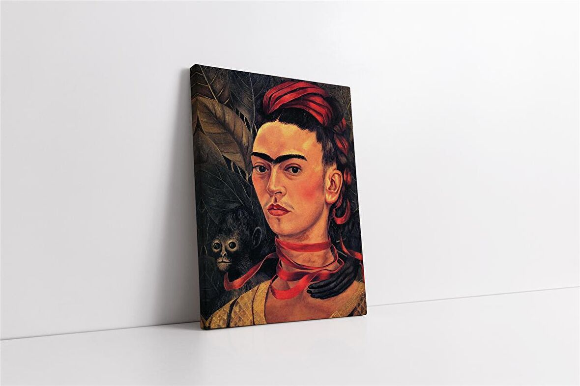Frida Kahlo Portre Kanvas Tablo