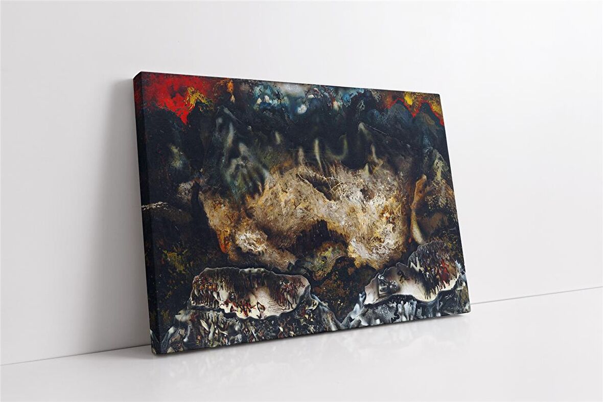 Soyut Görsel Kanvas Tablo