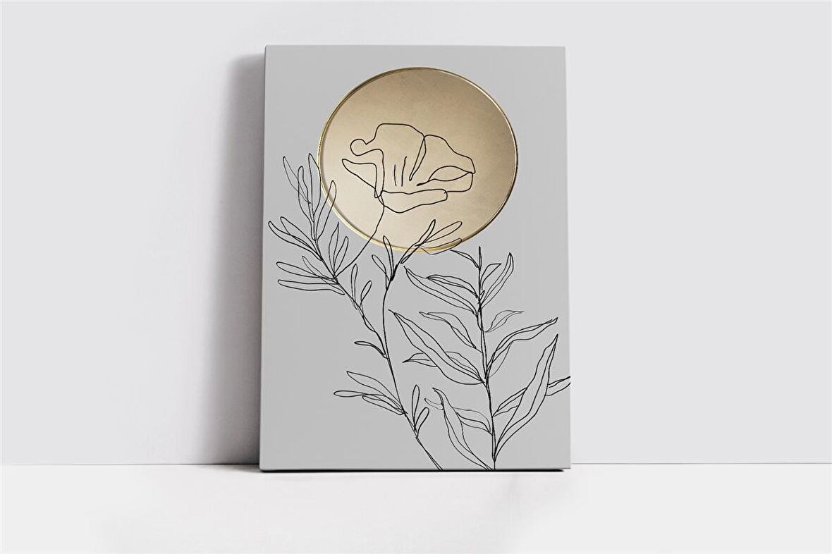 Güneş ve Dallar Kanvas Tablo