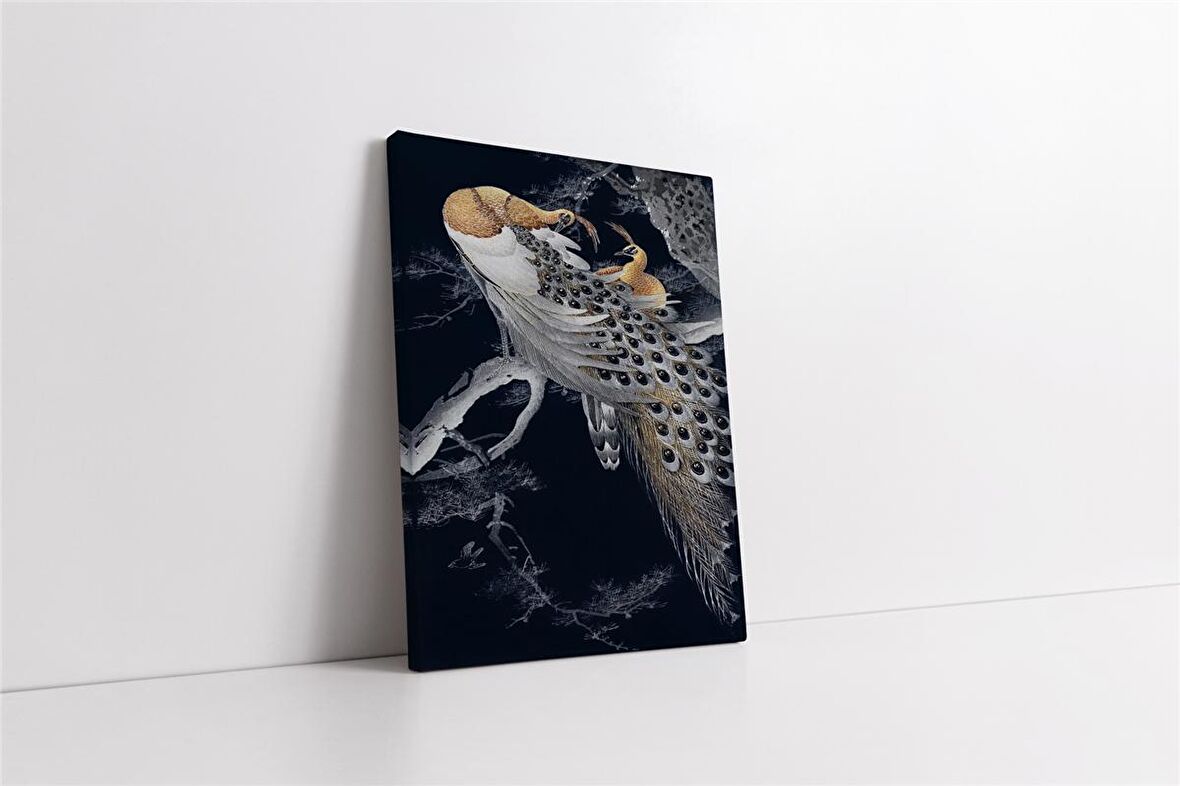 Tavus Kuşu Kanvas Tablo