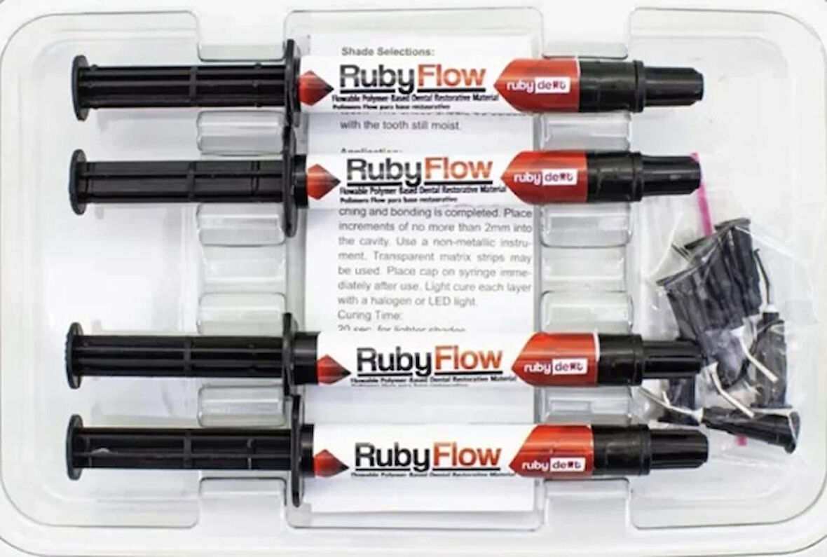 Ruby Flow Akışkan Kompozit A2 4 lü Set 