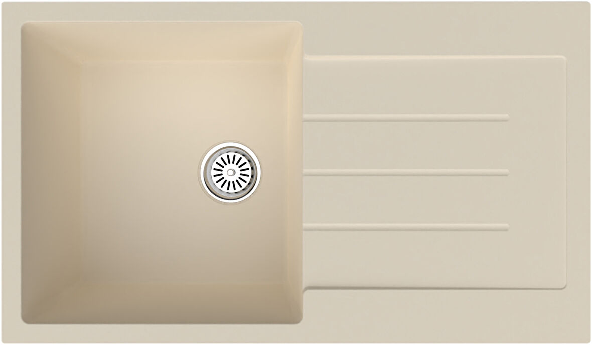 Gradde Bej Tek Goz Granıt Evye 50x86 Gr86l