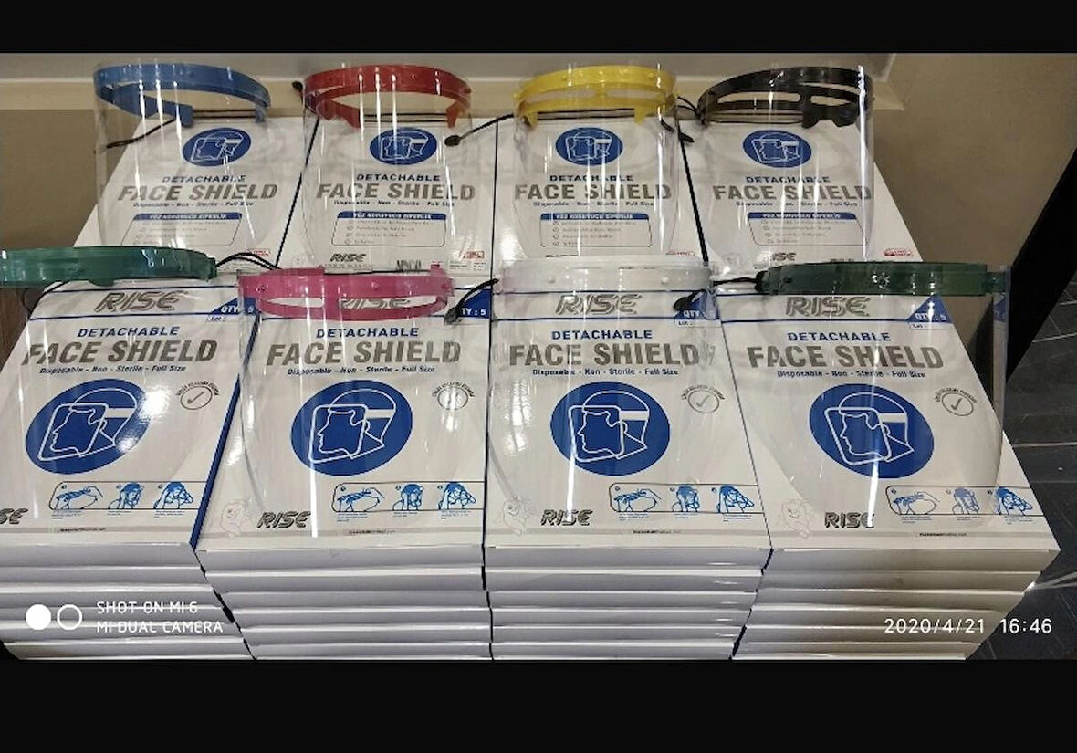 Yüz Koruyucu Siperlik 5 Yedek Plastik Cam