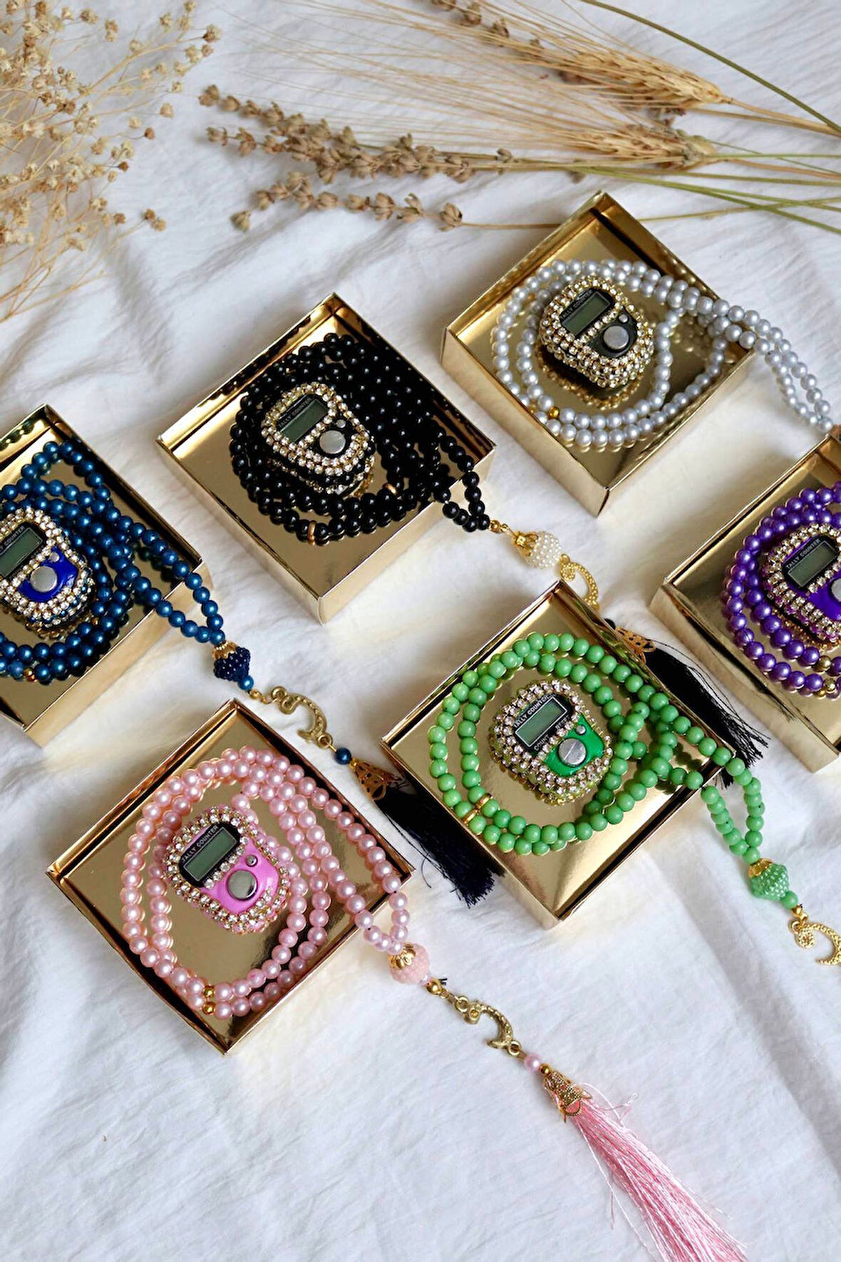 Taşlı Zikirmatik Ve Tesbihli Mevlid Seti 50'li T302