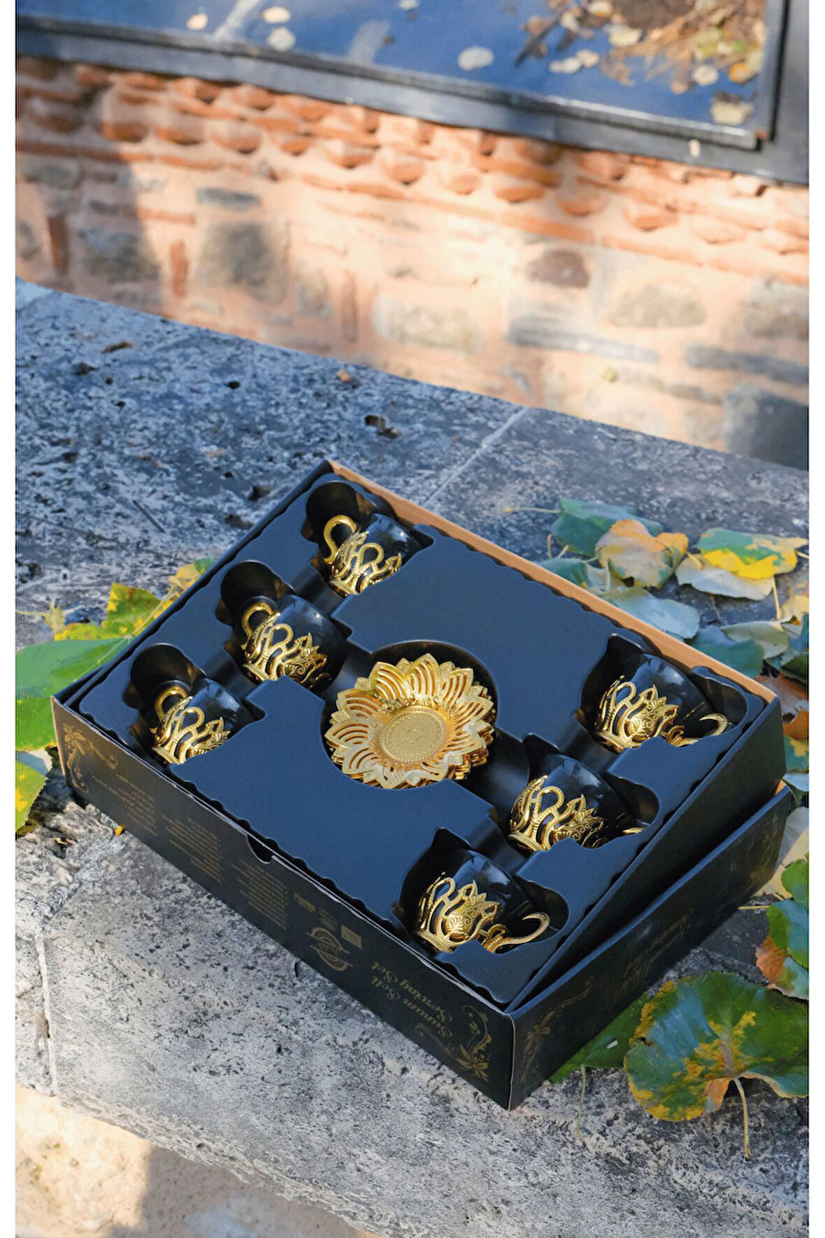 Altın Renkli 6 Kişilik Zemzem Takımı