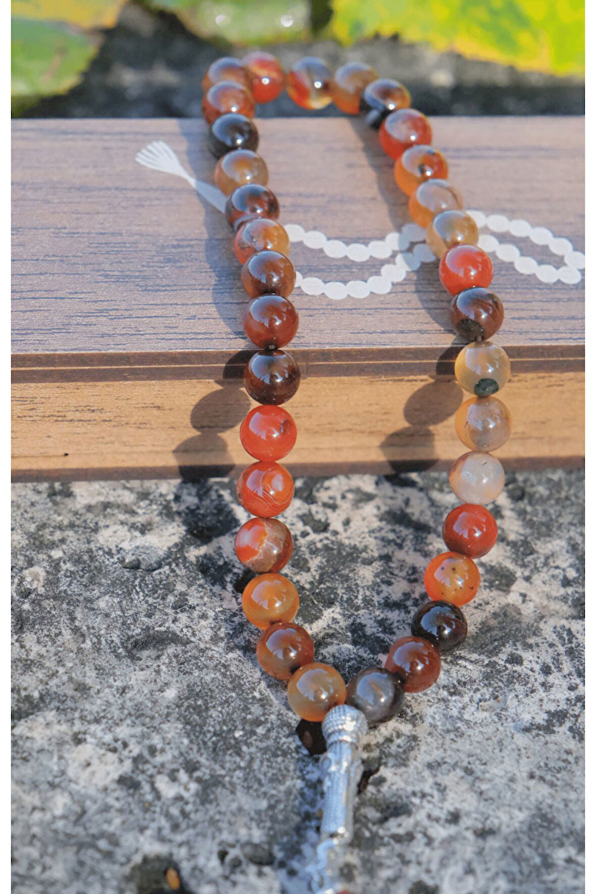 Doğal Taş Renkli Tesbih