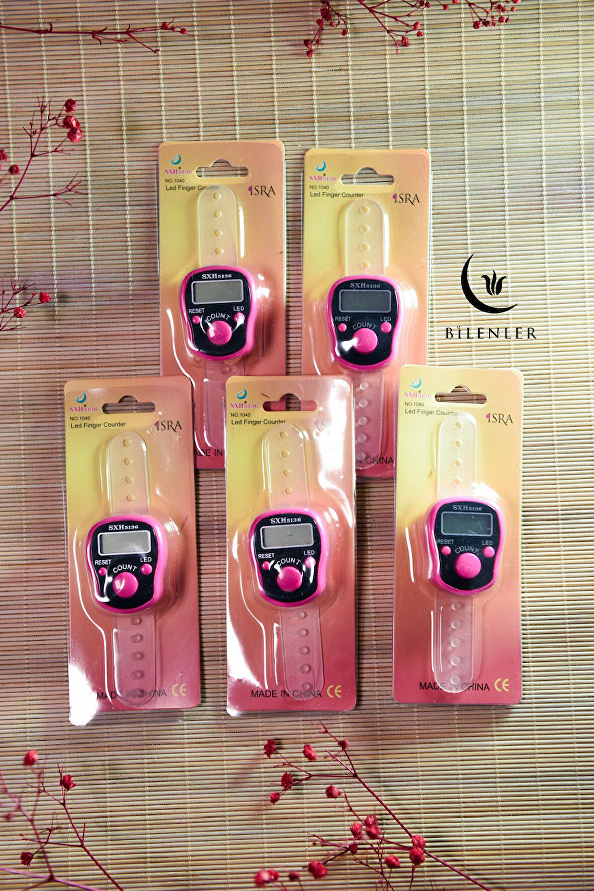 Led Işıklı Zikirmatik 5 Adet