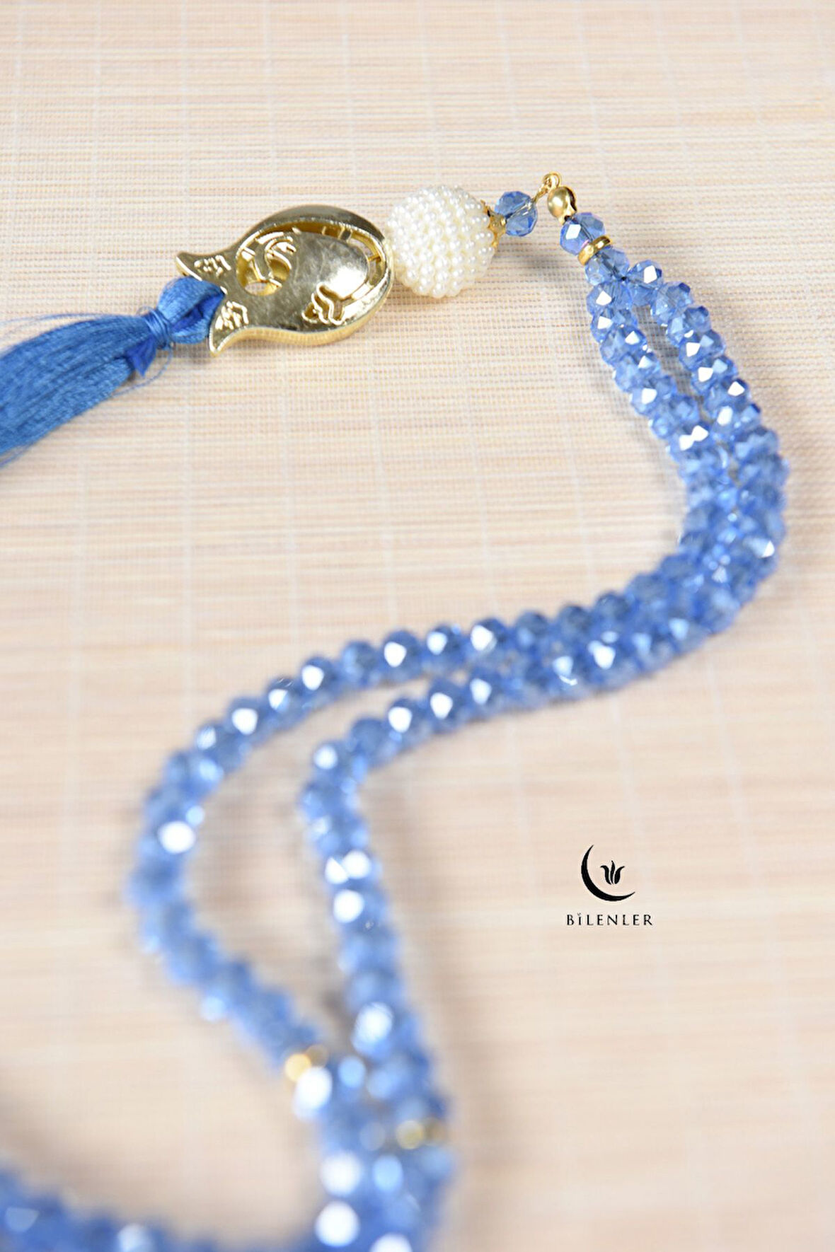 Hediyelik Mevlitlik Kristal Tesbih 99'lu Lale Imameli 1 Adet