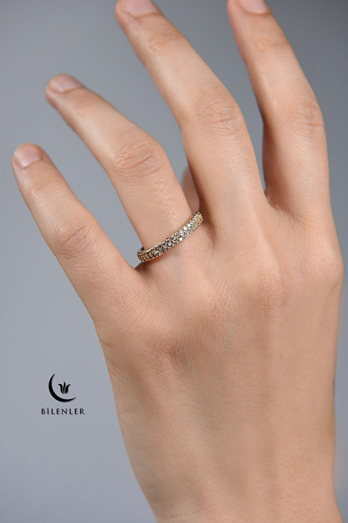 Kadın Taşlı Metal Yüzük Uzun Ömürlü,Şık Tasarım (24’lü kutu)