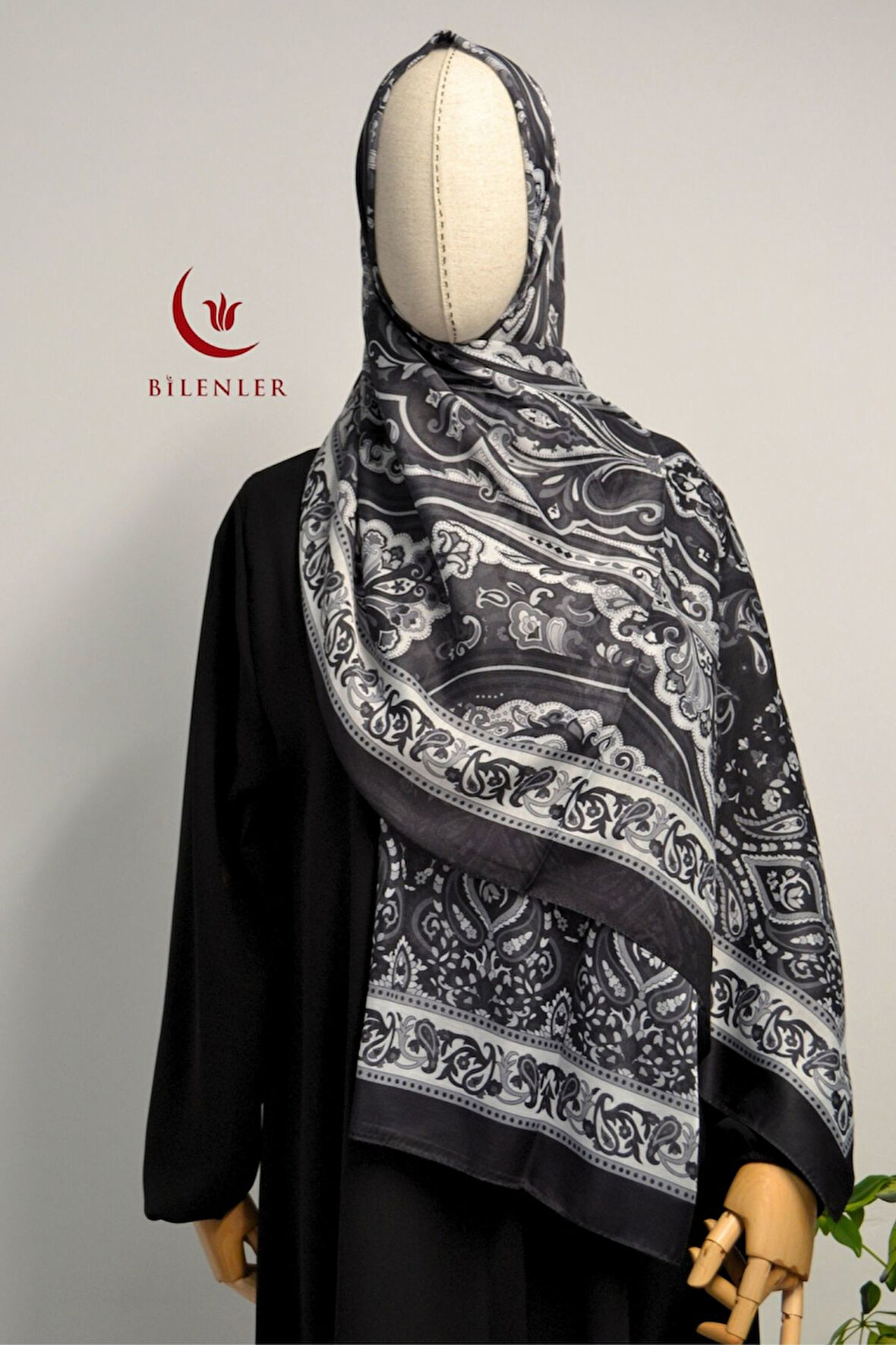 Etnik Desenli Pamuklu Şal – 70x190 cm