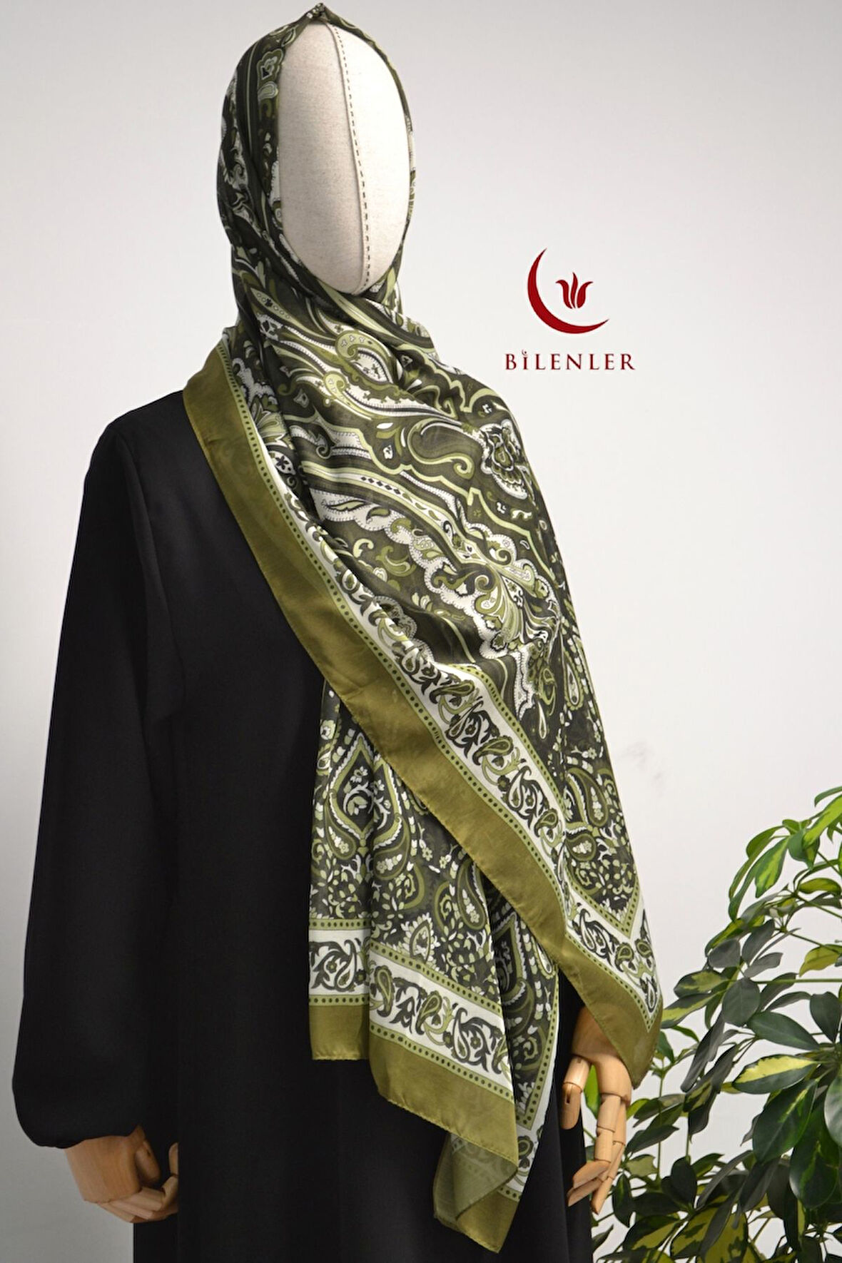 Etnik Desenli Pamuklu Şal – 70x190 cm