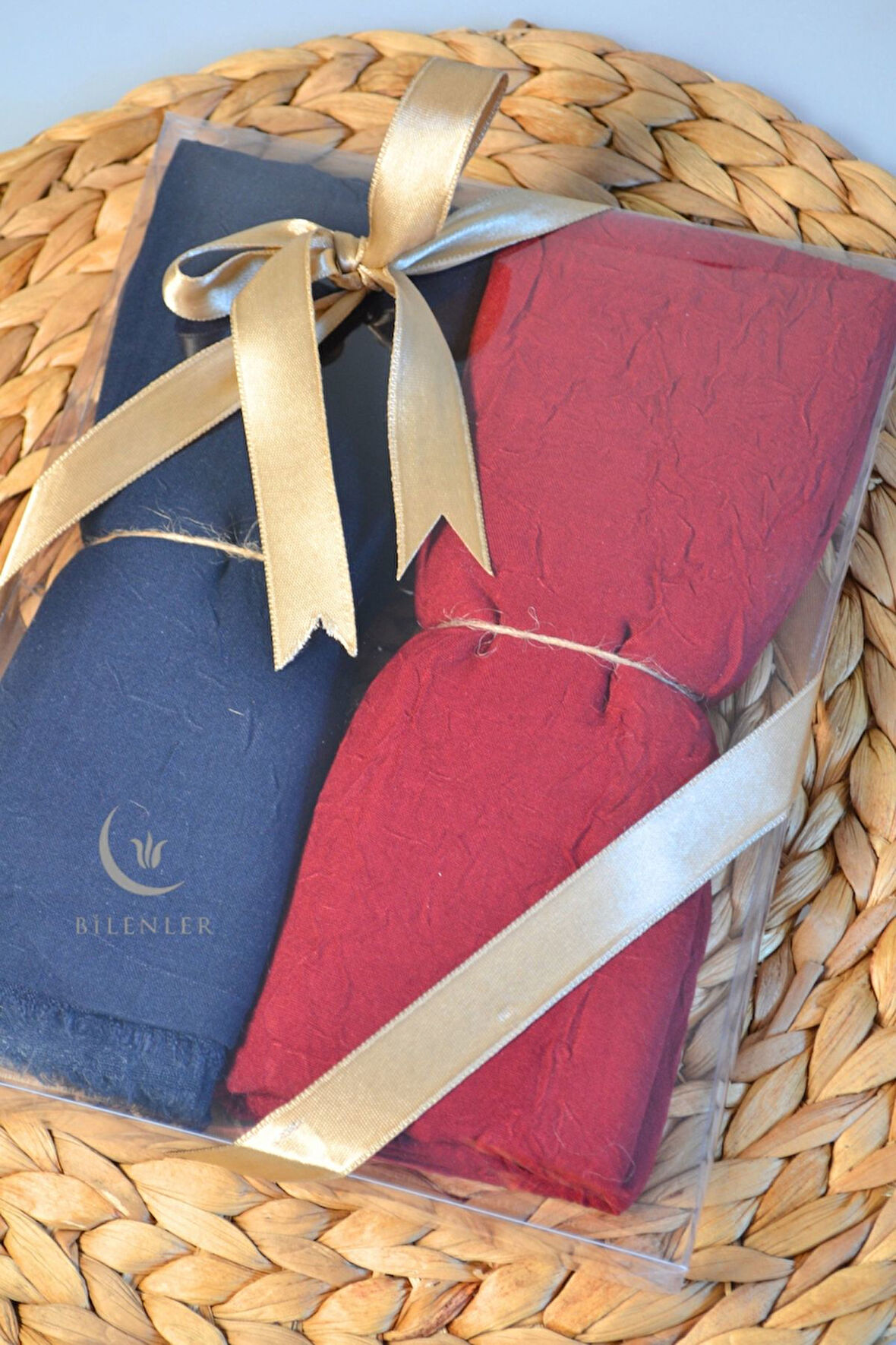 Bambu Kraş Şal – 75x210 cm | Nefes Alabilir, Terletmez, Tok Duruşlu Mevsimlik Kumaş (2'li Kutu)