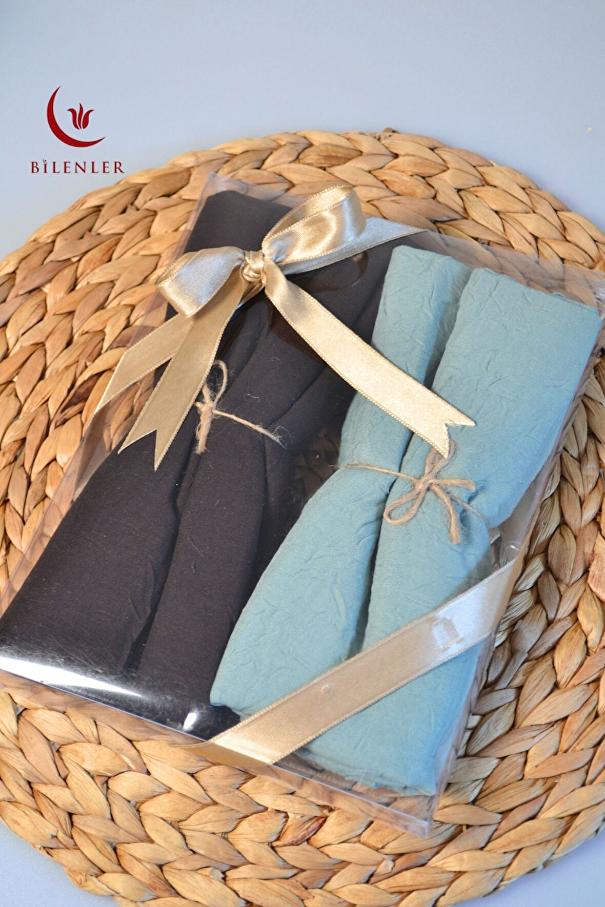 Bambu Kraş Şal – 75x210 cm | Nefes Alabilir, Terletmez, Tok Duruşlu Mevsimlik Kumaş (2'li Kutu)