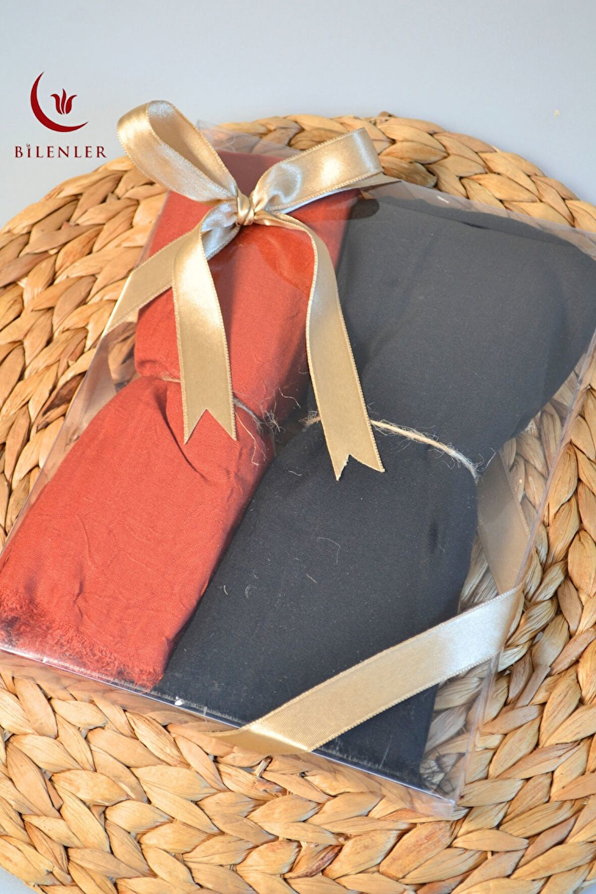 Bambu Kraş Şal – 75x210 cm | Nefes Alabilir, Terletmez, Tok Duruşlu Mevsimlik Kumaş (2'li Kutu)