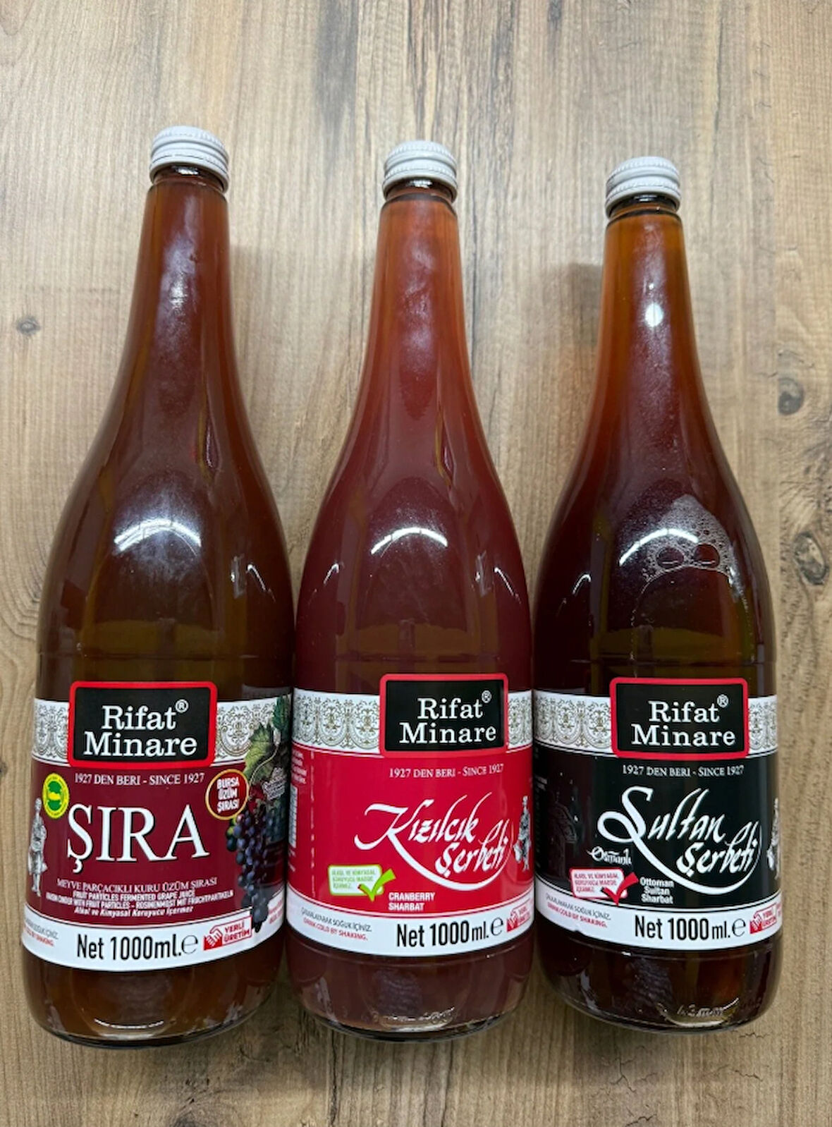  Rifat Minare Üçü Bir Yerde Avantaj Şerbet Seti 3 litre