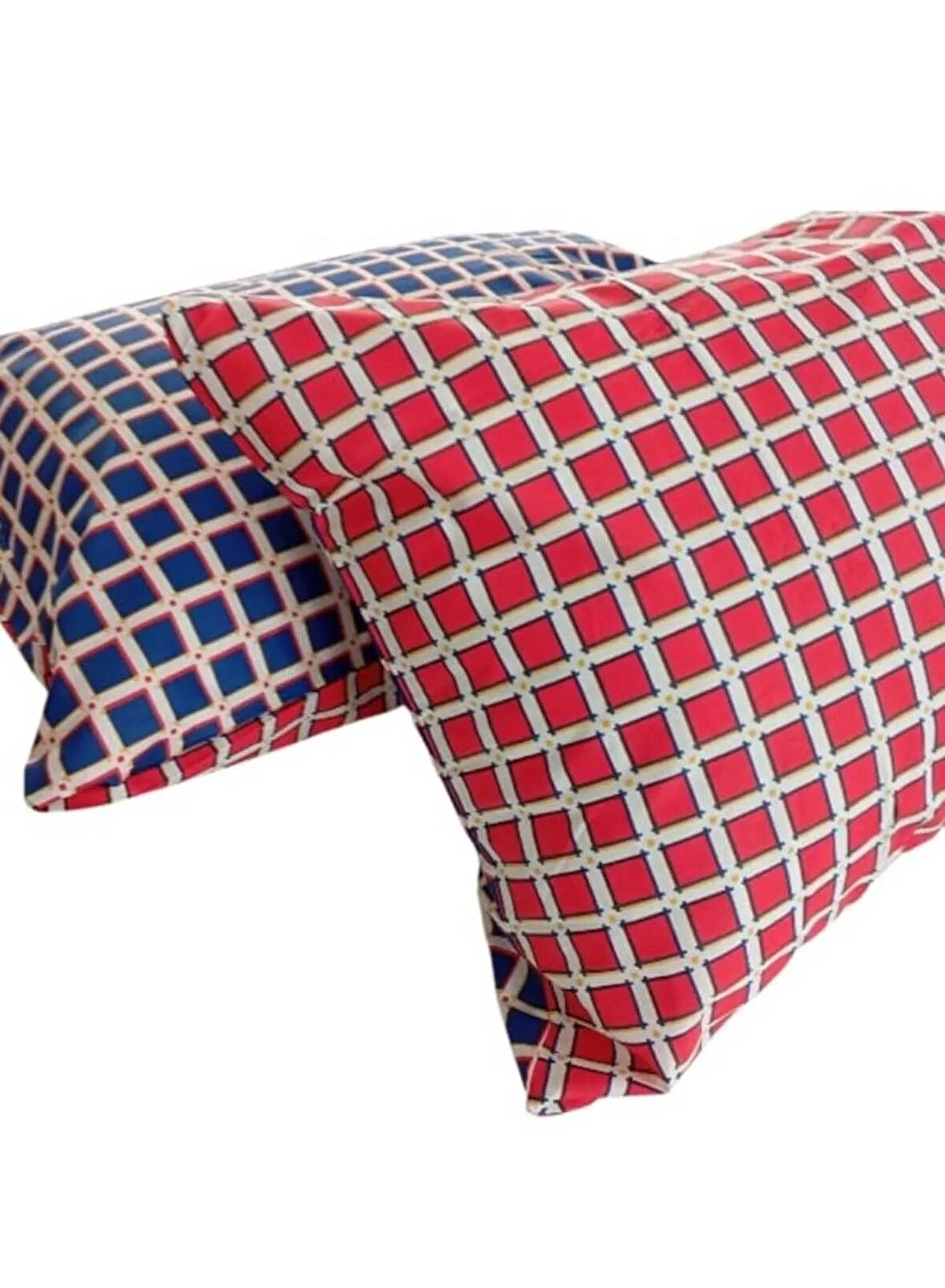 English Home Tesselation Çift Taraflı %100 Pamuk Yastık Kılıfı