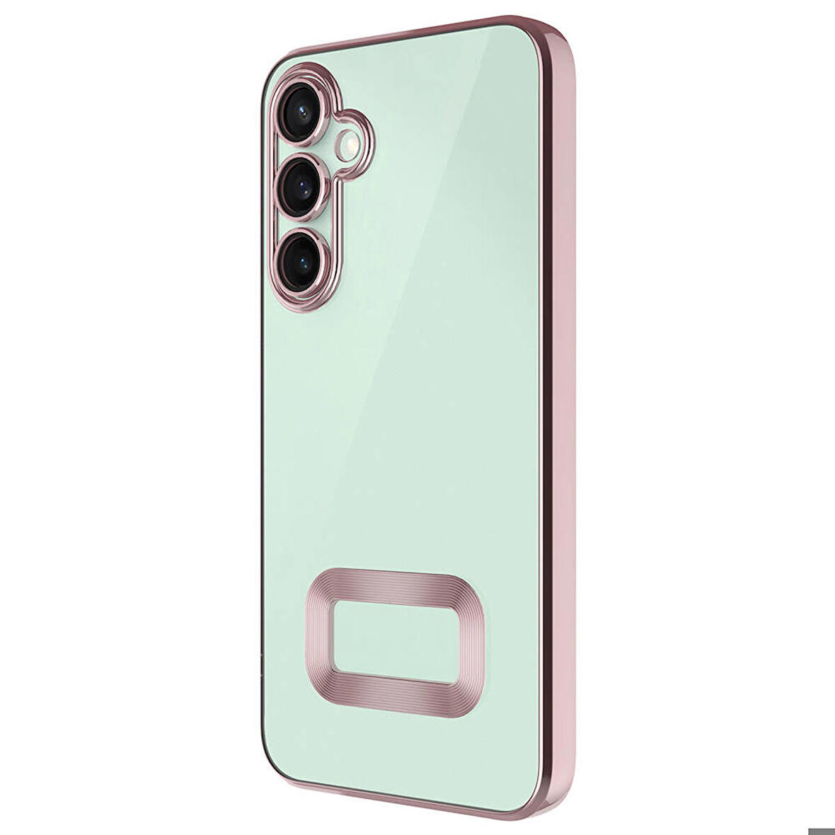 Galaxy S24 Kılıf Kamera Korumalı Logo Gösteren Omega Kılıf