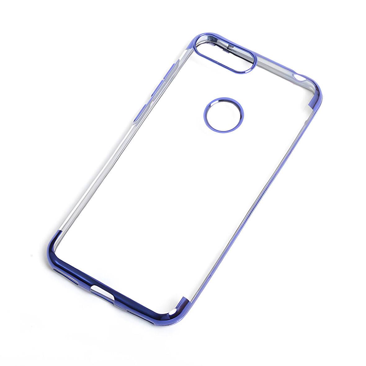 Alcatel 1S Kılıf Dört Köşeli Lazer Silikon Kılıf