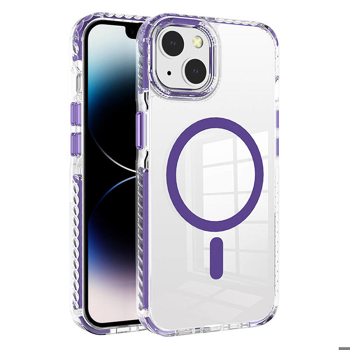 iPhone 11 Kılıf Magsafe Şarj Özellikli Airbagli Takılabilir Askı Aparatlı Nana Kılıf