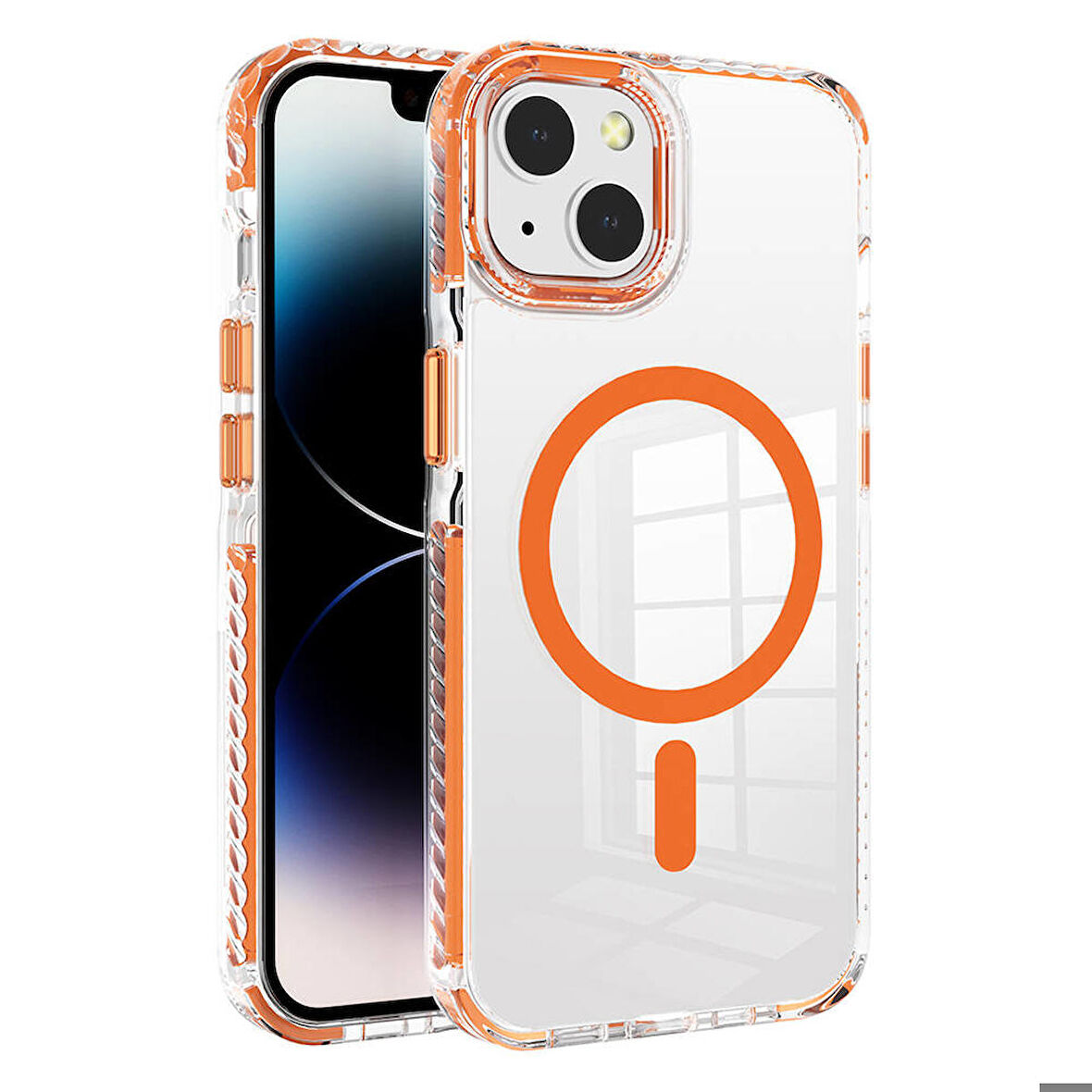 iPhone 11 Kılıf Magsafe Şarj Özellikli Airbagli Takılabilir Askı Aparatlı Nana Kılıf
