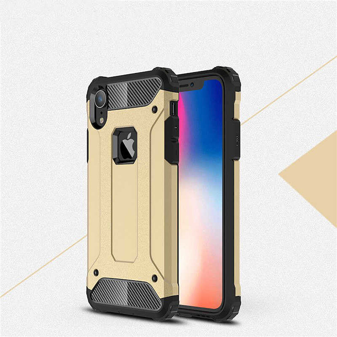 iPhone XR 6.1 Kılıf Crash Zırh Silikon Kılıf