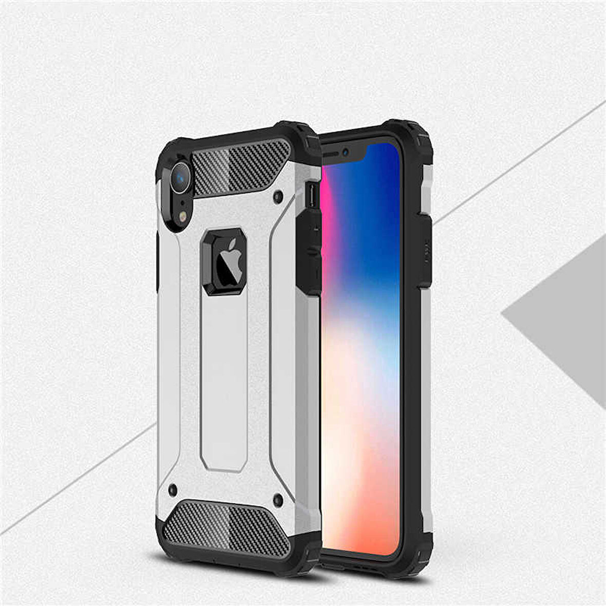 iPhone XR 6.1 Kılıf Crash Zırh Silikon Kılıf