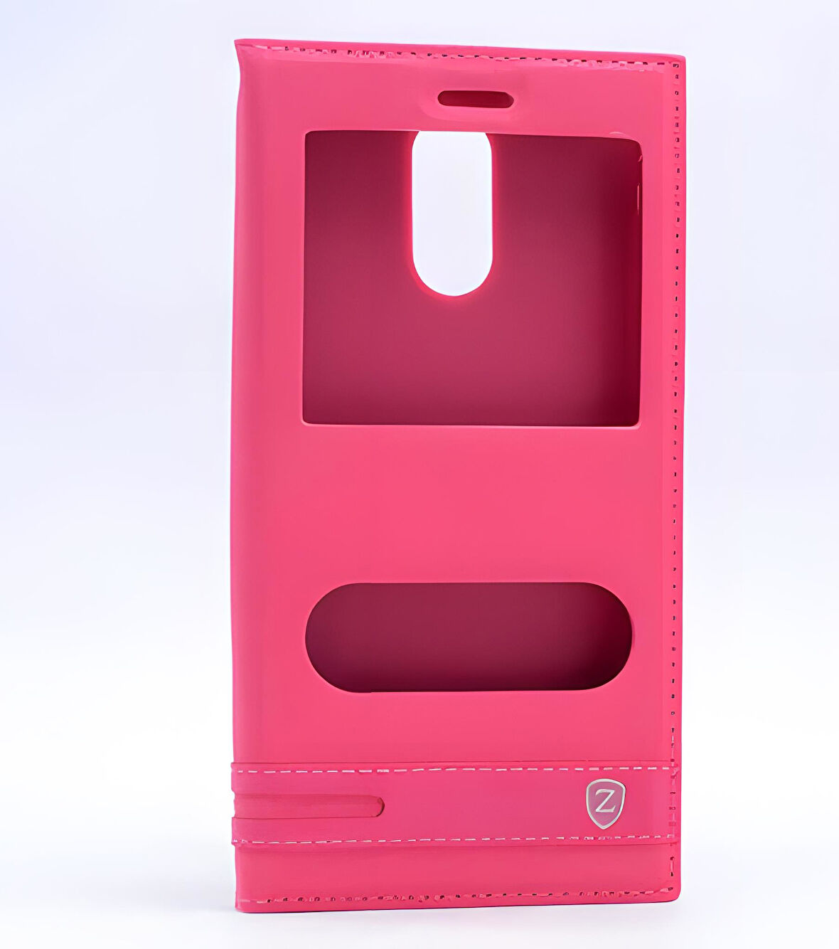 LG Stylus 3 Kılıf Pencereli Elite Kapaklı Kılıf