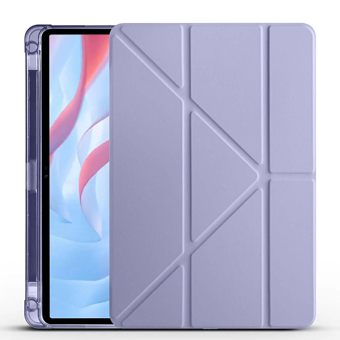 Honor X9 11.5' Kılıf Tri Folding Kalem Bölmeli Standlı Kılıf