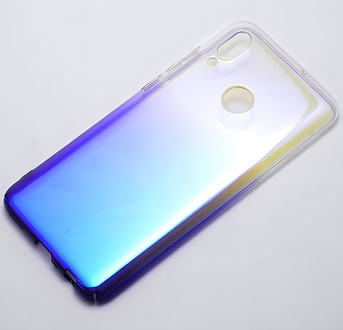 Huawei P Smart 2019 Kılıf Parlak Renk Geçişli Kılıf