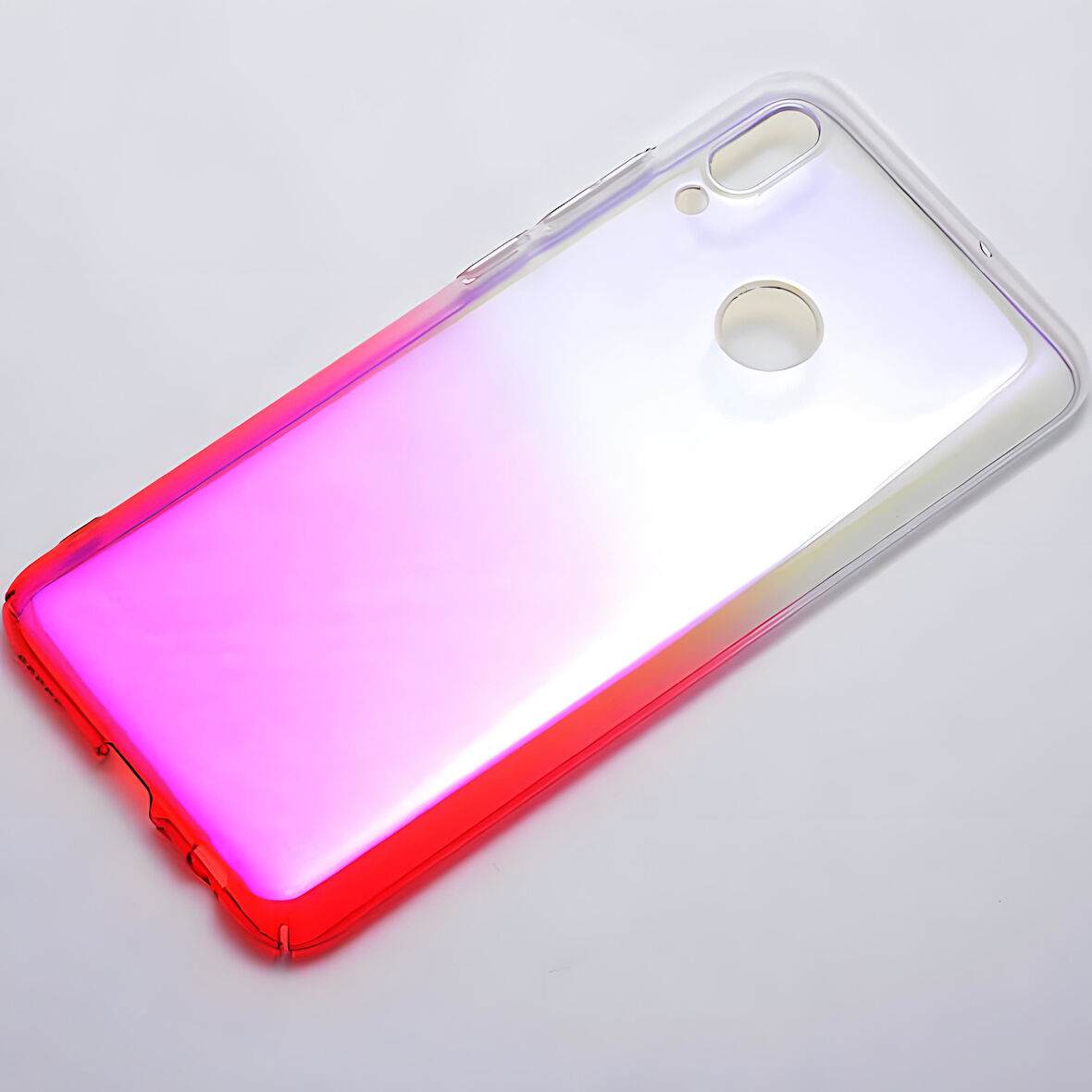 Huawei P Smart 2019 Kılıf Parlak Renk Geçişli Kılıf