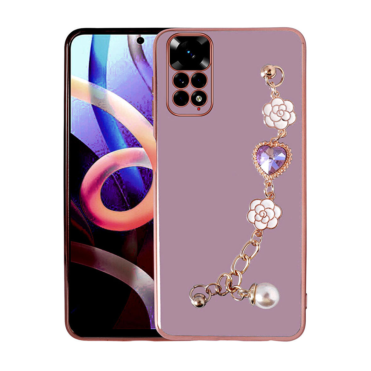 Xiaomi Redmi Note 12 Pro 4G Kılıf El Tutamaçlı Kamera Korumalı Zore Taka Silikon Kılıf