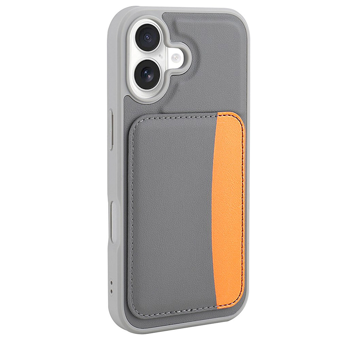 iPhone 17 Air Kılıf Kartlıklı X-Kart Silikon Kılıf