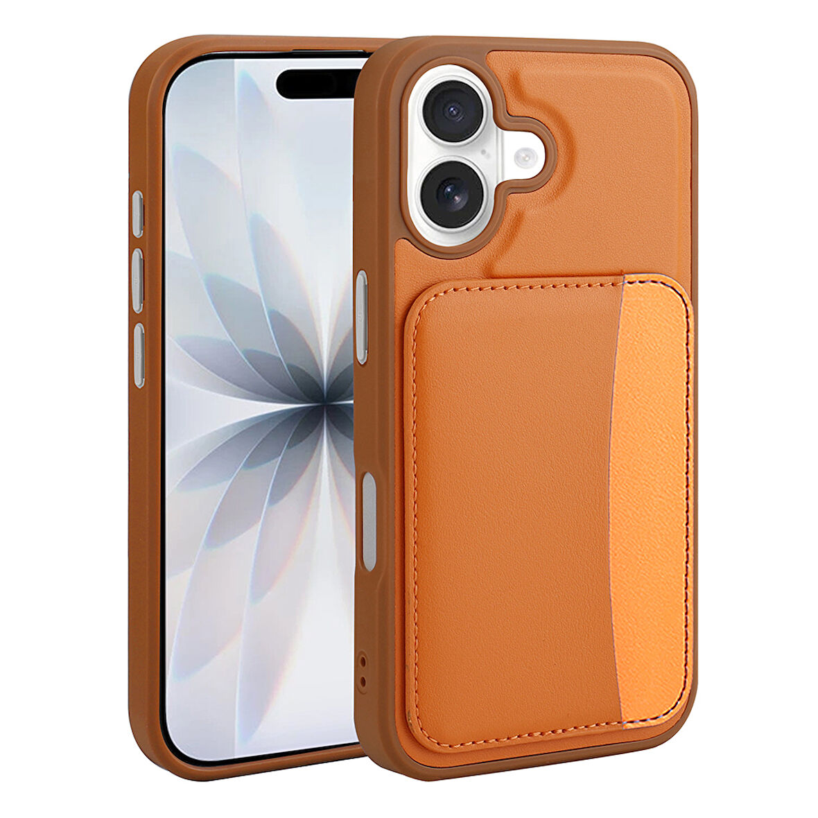 iPhone 17 Kılıf Kartlıklı X-Kart Silikon Kılıf